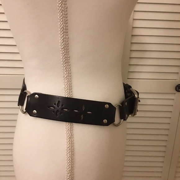 Hipwear Italian Leather Belt Size M Dark Brown - Picture 6 of 8